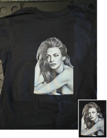 Model Women on t-shirt